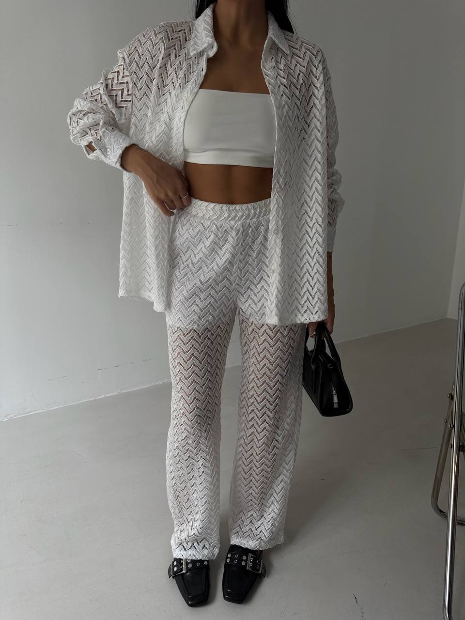 Beach shirt trousers set