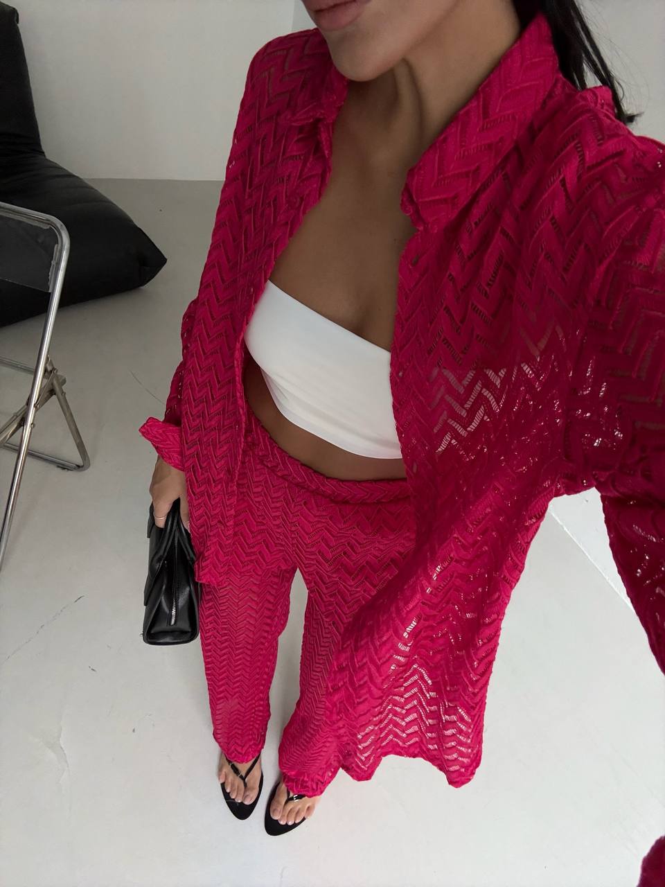 Beach shirt trousers set